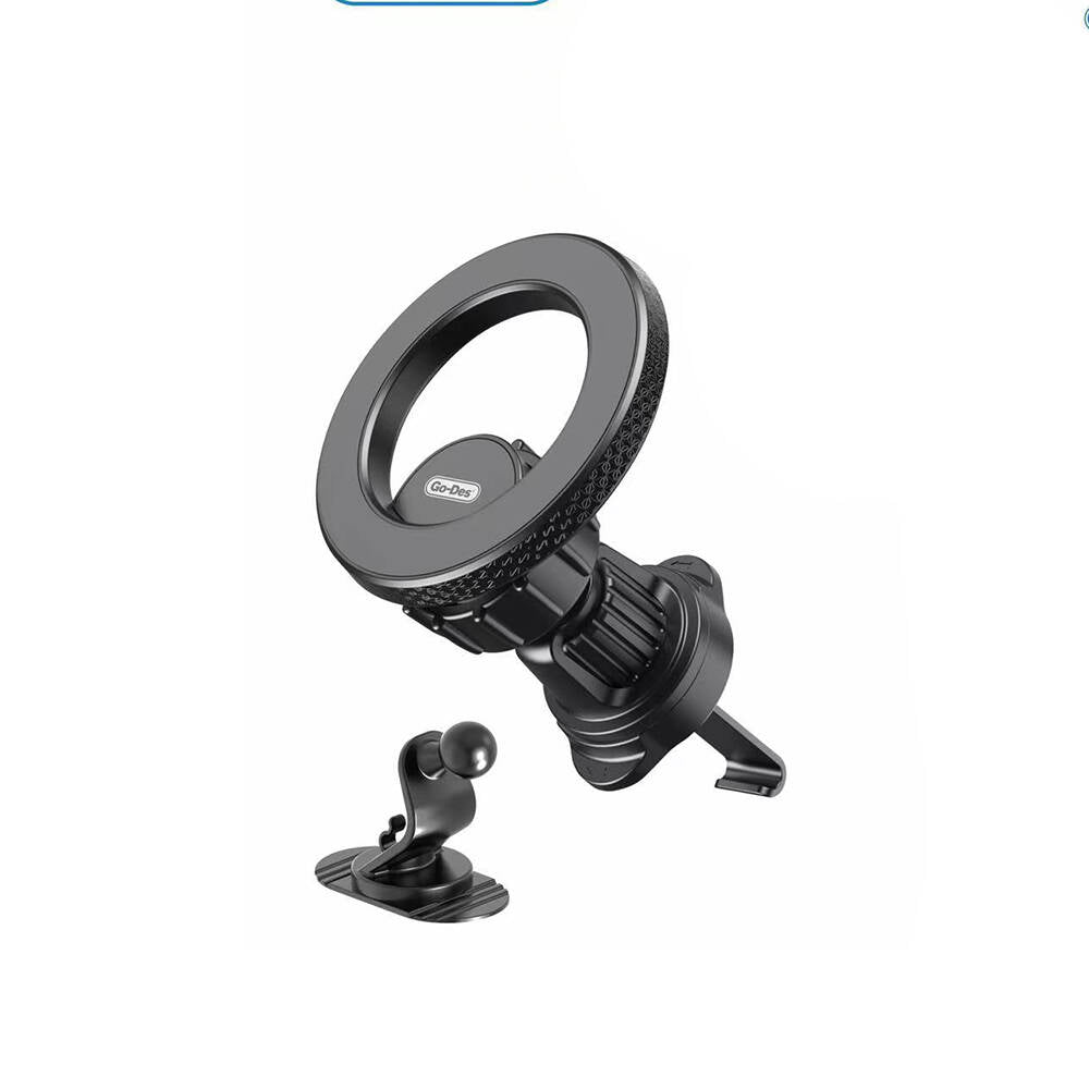 Go-Des GD-HD318 Magsafe Magnetik 360° Dönebilen 2in1 Havalandırma ve Düz Zemin Telefon Tutucu - 1 Go-Des GD-HD318 Magsafe Magnetik 360° Dönebilen 2in1 Havalandırma ve Düz Zemin Telefon Tutucu - 1